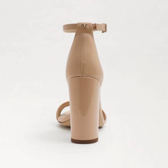 NEW SAM EDELMAN yaro heel in beige blush patent - Picture 5 of 7